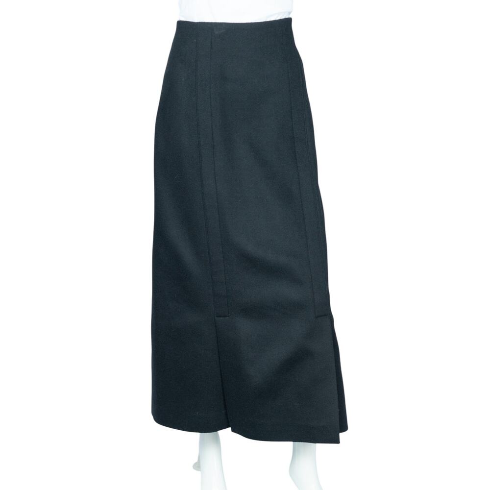 PROENZA SCHOULER Black Wool Maxi Skirt Size 10
